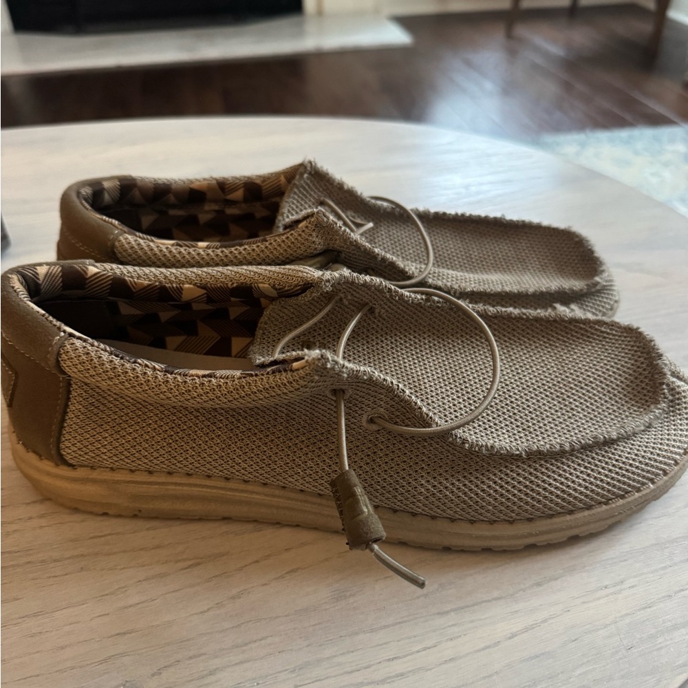 Hey Dude Tan Loafers - Size 11